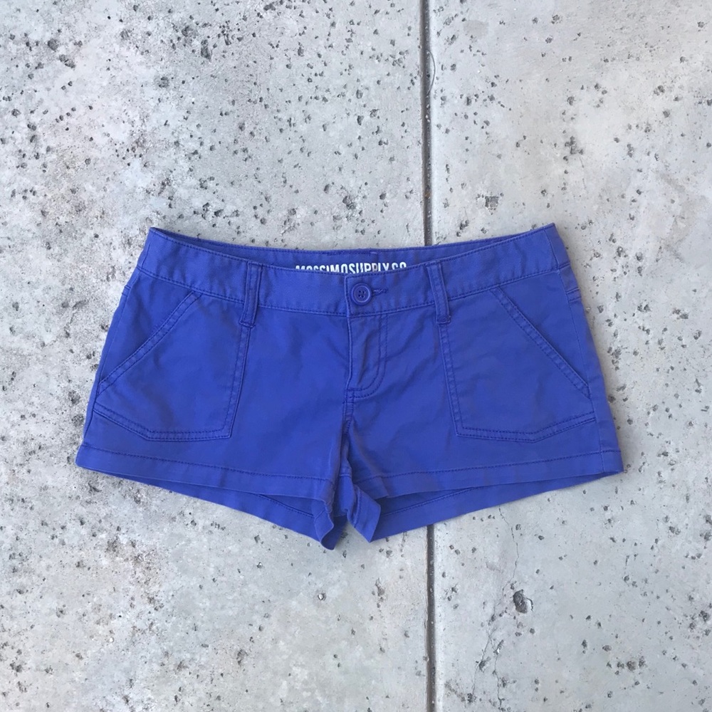 Mossimo purple chambray shorts